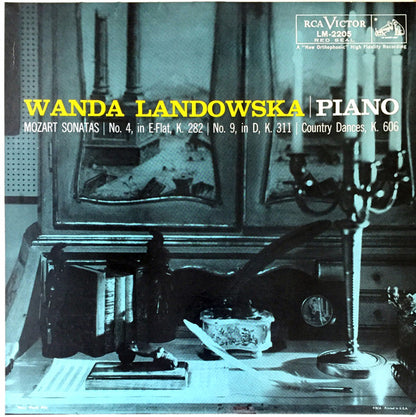 Wanda Landowska, Wolfgang Amadeus Mozart : Sonatas | No. 4, In E-Flat, K. 282 | No. 9, In D, K. 311 | Country Dances, K. 606 (LP)