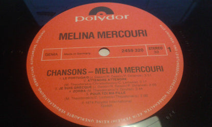 Melina Mercouri : Chansons (LP, Comp)