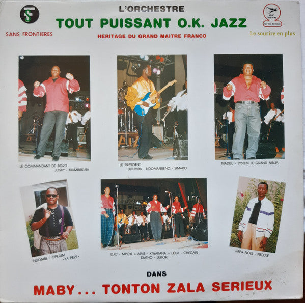 Orchestre T.P.O.K. Jazz : Heritage Du Grand Maitre Franco (LP)