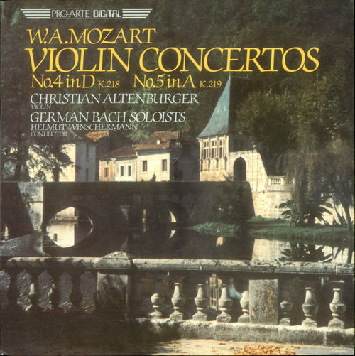 Wolfgang Amadeus Mozart - Christian Altenburger • Deutsche Bachsolisten, Helmut Winschermann : Violin Concertos No.4 In D K.218 / No.5 In A K.219 (LP, Album)