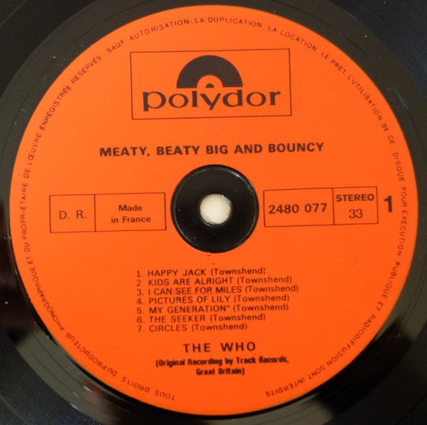 The Who : Meaty, Beaty, Big & Bouncy (LP, Comp, Gat)