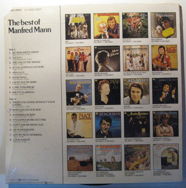 Manfred Mann : The Best Of Manfred Mann (LP, Album, Comp)