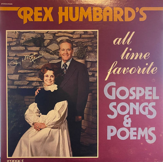 Rex Humbard : Rex Humbard's All Time Favorite Gospel Songs & Poems (LP)