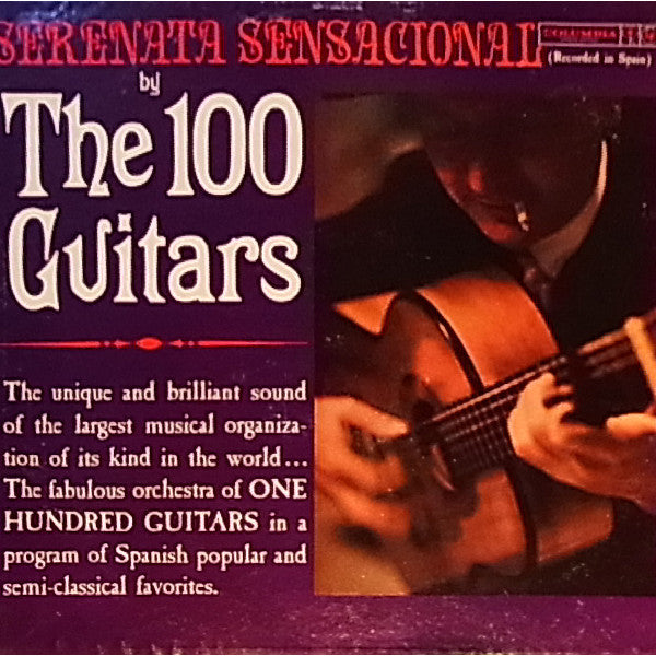 Orquesta Popular De Madrid De La O.N.C.E., Rafael Rodríguez Albert : One Hundred Guitars - Serenada Sensacional (LP, Album)