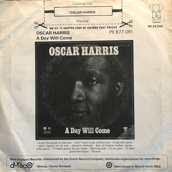 Oscar Harris : Morning Side (7", Single, Jukebox)