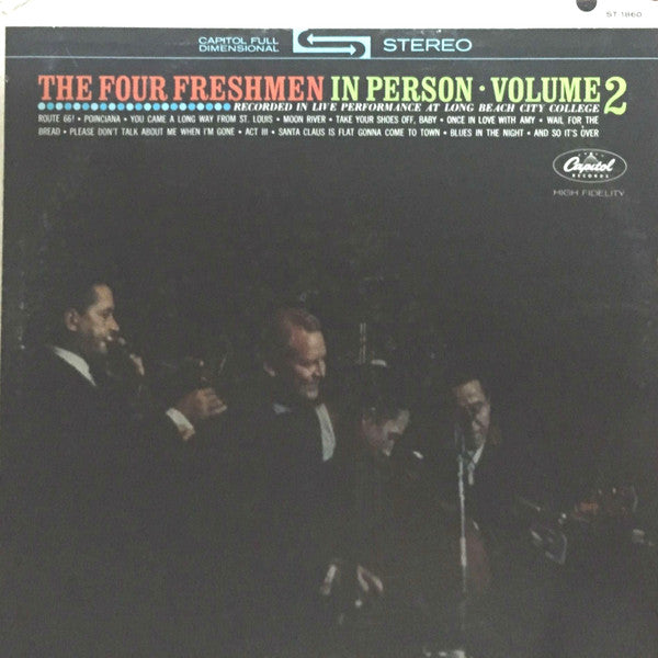 The Four Freshmen : In Person Volume 2 (LP, Album)