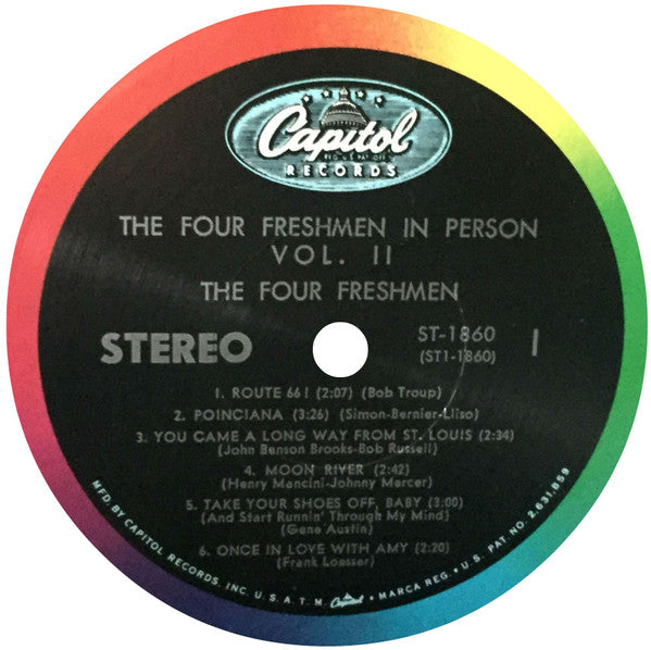 The Four Freshmen : In Person Volume 2 (LP, Album)