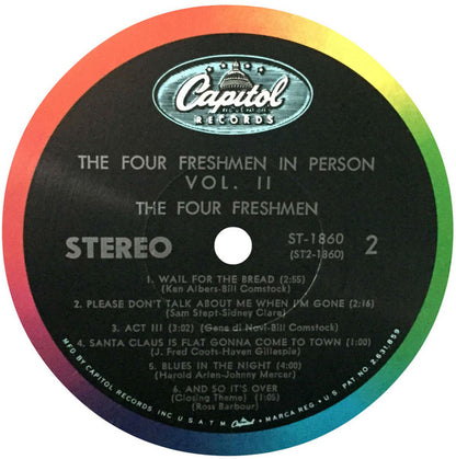 The Four Freshmen : In Person Volume 2 (LP, Album)