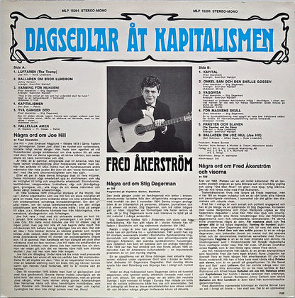 Fred Åkerström : Dagsedlar Åt Kapitalismen (LP, Album, RE)