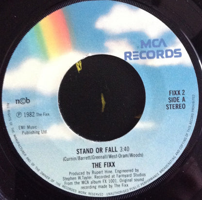 The Fixx : Stand Or Fall (7", Single)