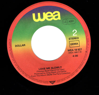 Dollar : Hand Held In Black And White (7")