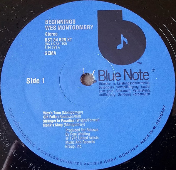 Wes Montgomery : Beginnings (2xLP, Album, Comp)