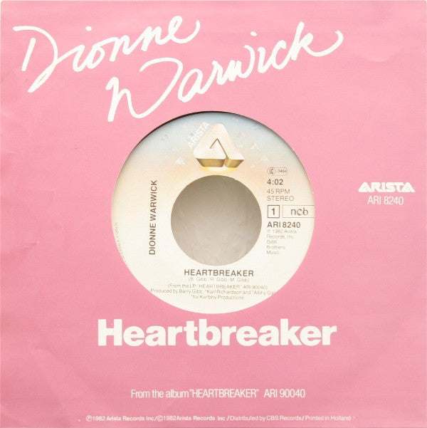 Dionne Warwick : Heartbreaker (7", Single)