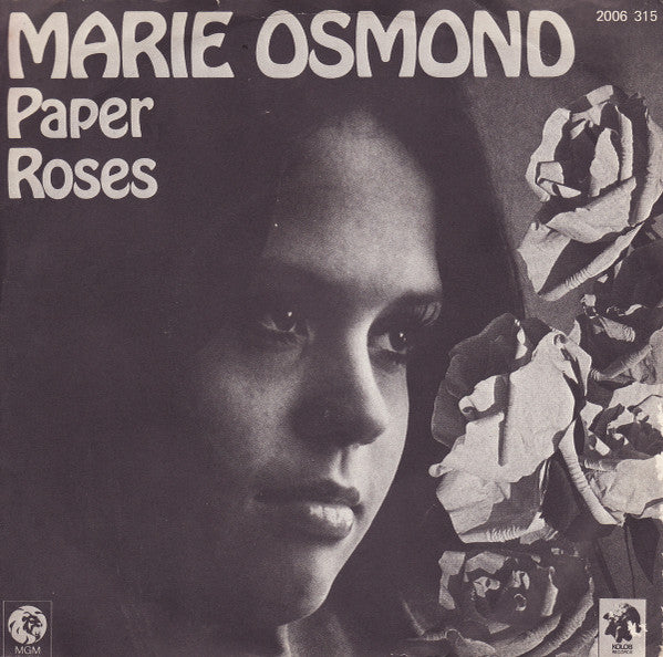 Marie Osmond : Paper Roses (7", Single)