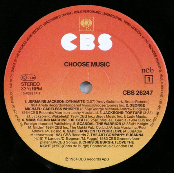 Various : Choose Music (LP, Comp)