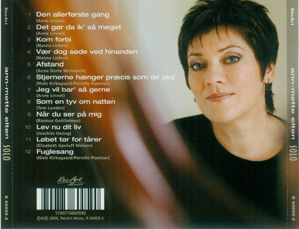 Ann-Mette Elten : Solo (CD, Album)