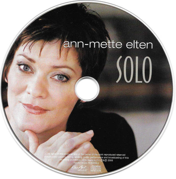 Ann-Mette Elten : Solo (CD, Album)