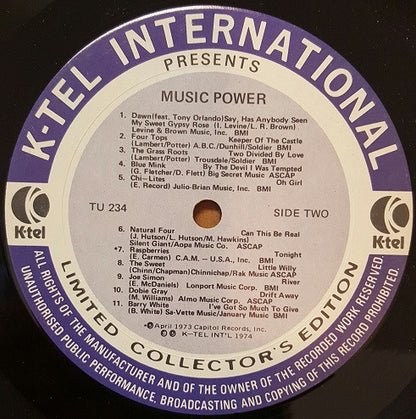 Various : Music Power (LP, Album, Comp, Ltd)