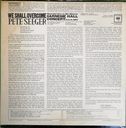 Pete Seeger : We Shall Overcome (LP, RE)