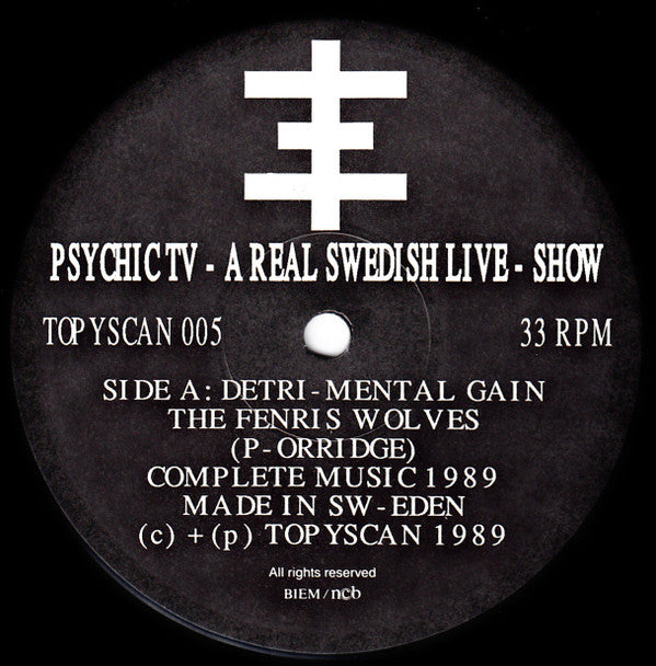 Psychic TV : A Real Swedish Live Show (LP, Album)