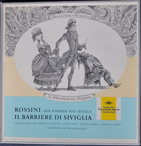 Gioacchino Rossini, Gianna D'Angelo, Renato Capecchi, Nicola Monti, Giorgio Tadeo, Symphonie-Orchester Des Bayerischen Rundfunks, Bruno Bartoletti : Il Barbiere Di Siviglia (3xLP, Mono + Box)