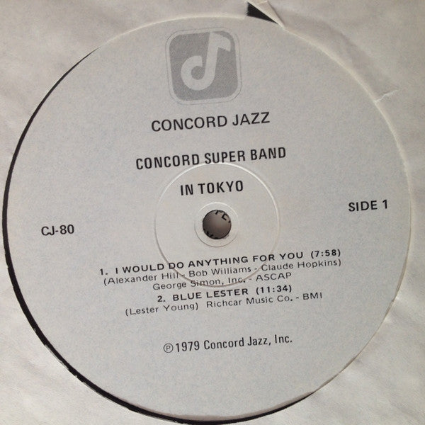 Concord Super Band : In Tokyo (2xLP, Album, Gat)