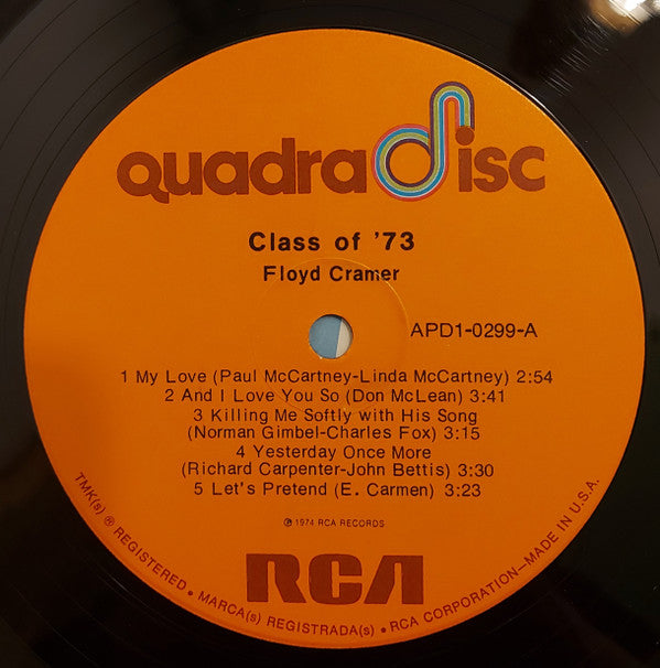 Floyd Cramer : Class Of ‘73 (LP, Album, Quad, CD-)