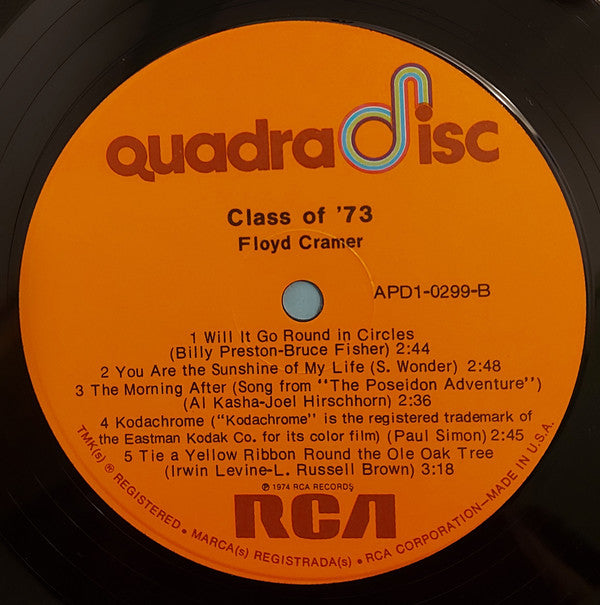 Floyd Cramer : Class Of ‘73 (LP, Album, Quad, CD-)