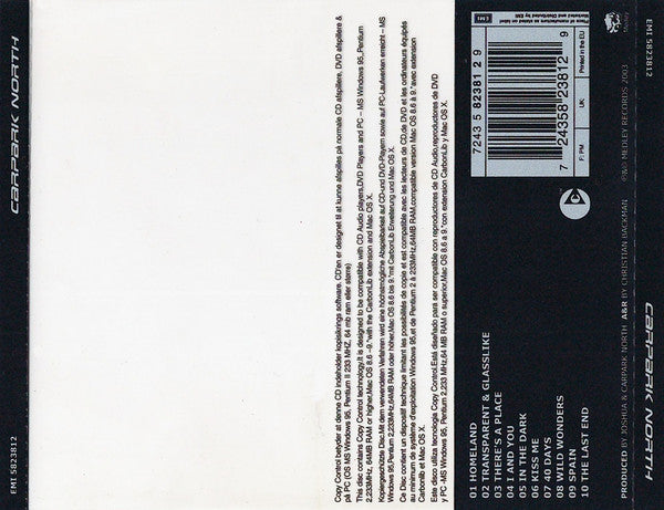 Carpark North : Carpark North (CD, Album, Copy Prot.)