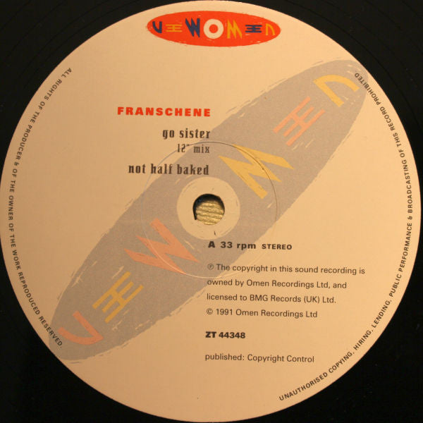 Franschene Allen : Go Sister (12")