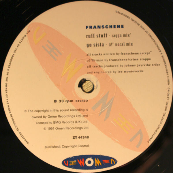 Franschene Allen : Go Sister (12")