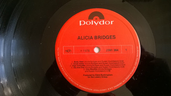 Alicia Bridges : Alicia Bridges (LP, Album)