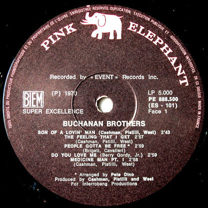 Buchanan Brothers (2) : Medicine Man / Son Of A Lovin' Man (LP)