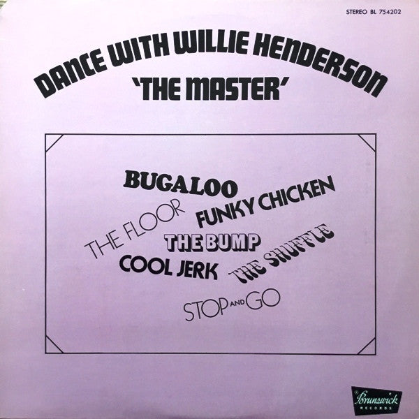 Willie Henderson : Dance With Willie Henderson "The Master" (LP, Album)