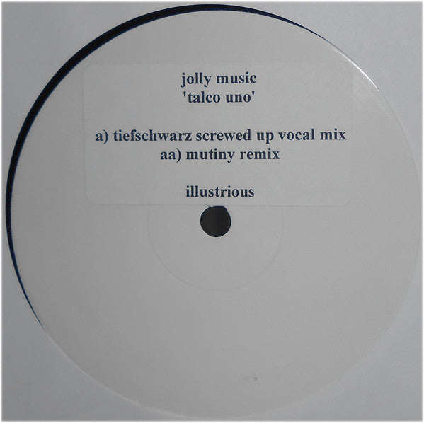 Jollymusic : Talco Uno (12", W/Lbl, Sti)