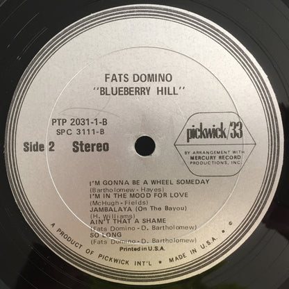 Fats Domino : Blueberry Hill! (LP, Album, RE)