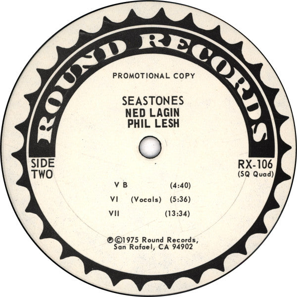 Ned Lagin, Phil Lesh : Seastones (LP, Quad, Promo)
