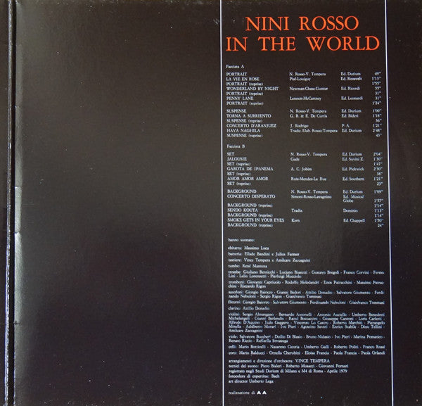 Nini Rosso : In The World (LP, Album)