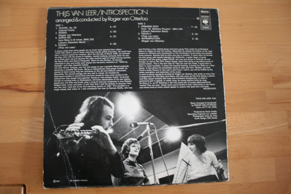 Thijs Van Leer : Introspection (LP, Album, RE)