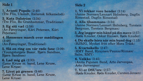 Various : FNSU Nordisk Kulturfestival '81 (Live LP) (LP)