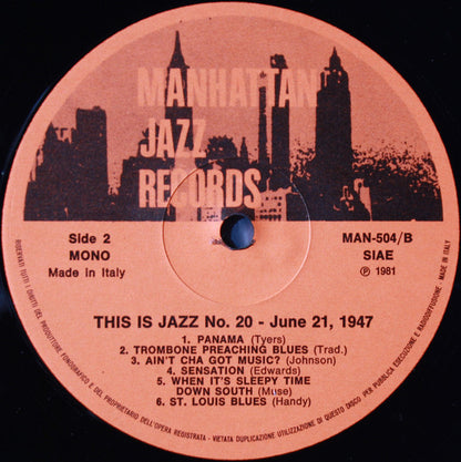 Various : This Is Jazz ! Volume Two (LP)