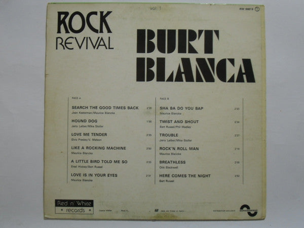 Burt Blanca : Rock Revival Vol. 1 (LP)