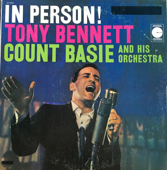 Tony Bennett With Count Basie Orchestra : In Person! (LP, Album, Ltd, RE)