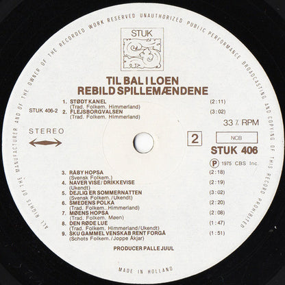 Rebildspillemændene : Til Bal I Loen - Dancing In The Barn (LP)