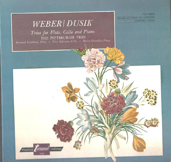 Carl Maria Von Weber / Jan Ladislav Dusík, Pittsburgh Musica Viva Trio : Trios For Flute, Cello And Piano (LP, Album)