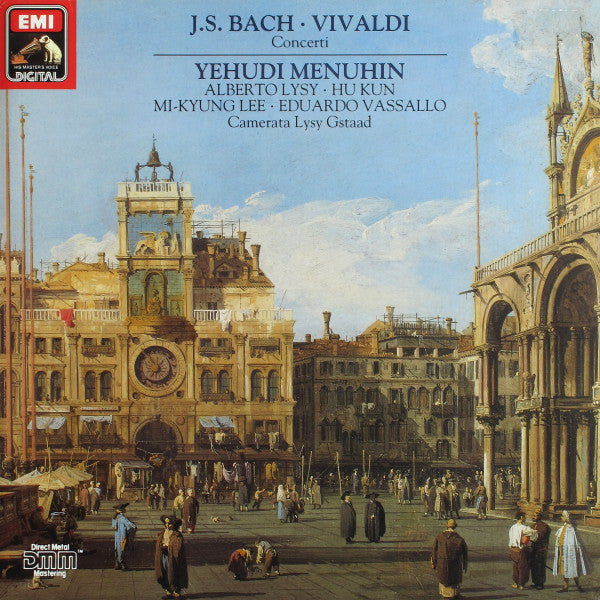 Johann Sebastian Bach ∙ Antonio Vivaldi / Yehudi Menuhin, Alberto Lysy ∙ Hu Kun, Mi-Kyung Lee ∙ Eduardo Vassallo, Camerata Lysy Gstaad : Concerti (LP)