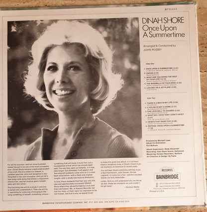 Dinah Shore : Once Upon A Summertime (LP, RE)