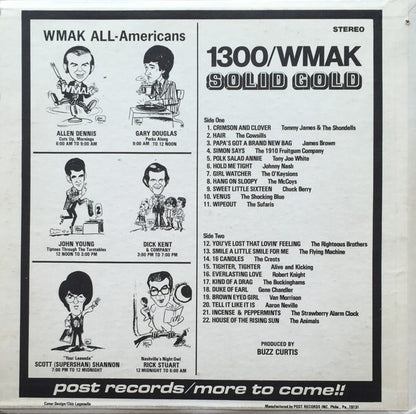 Various : 1300/WMAK Solid Gold (LP, Comp)