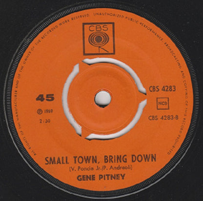 Gene Pitney : If I Only Had Time / Small Town, Bring Down (7", Single)