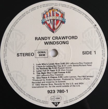 Randy Crawford : Windsong (LP, Album)